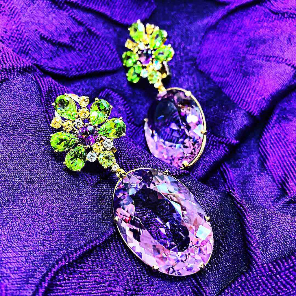 Alex Soldier Amethyst Blossom Earrings 