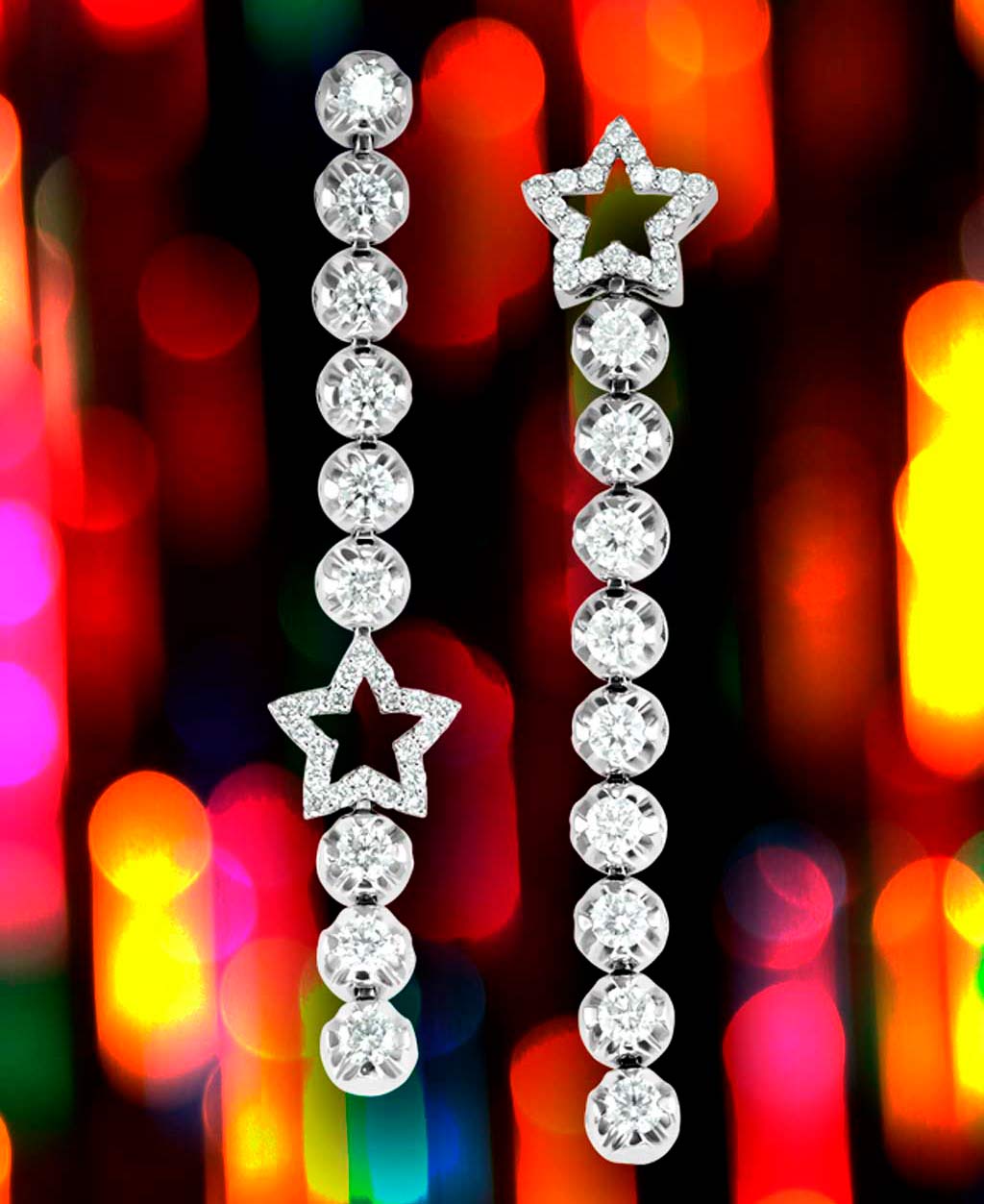 Alex Soldier Diamond Star Earrings