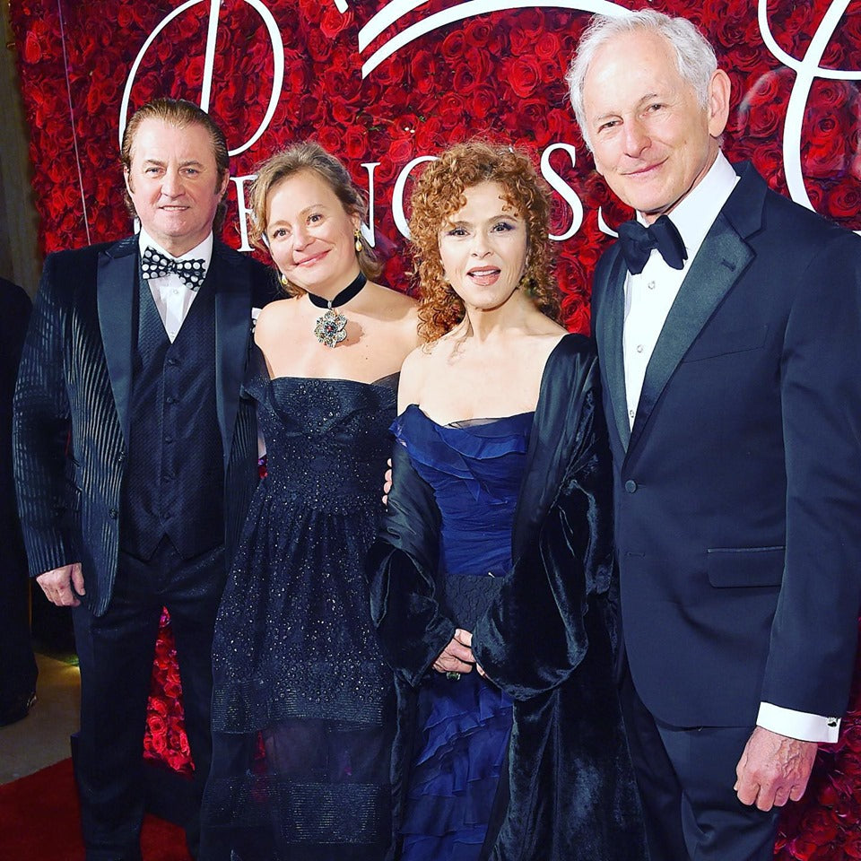 Alex & Maria Soldier, Bernadette Peters & Victor Garber attend the 2019 Princess Grace Awards Gala