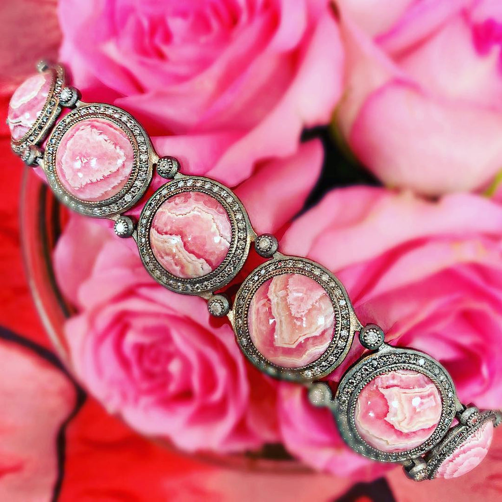 Alex Soldier Rhodochrosite Symbolica Bracelet