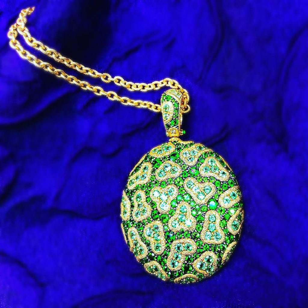 Alex Soldier Tsavorite Fine Lace Necklace