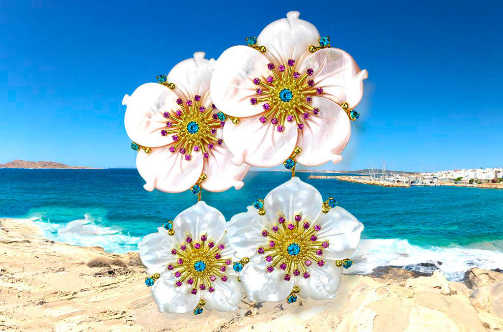 Alex Soldier Double Blossom Earrings