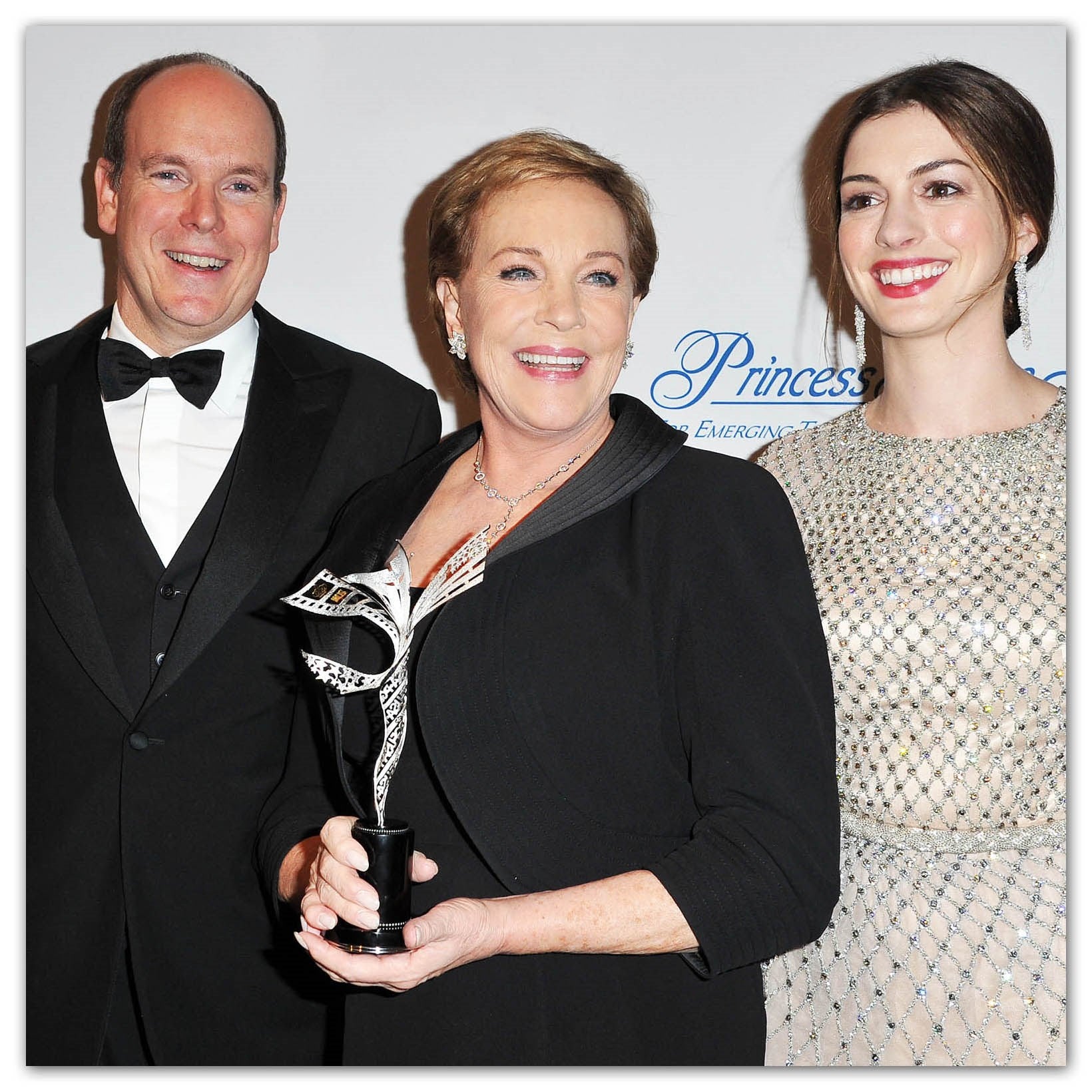 HSH PRINCE OF MONACO AND ANNE HATHAWAY AND JULIE ANDREWS