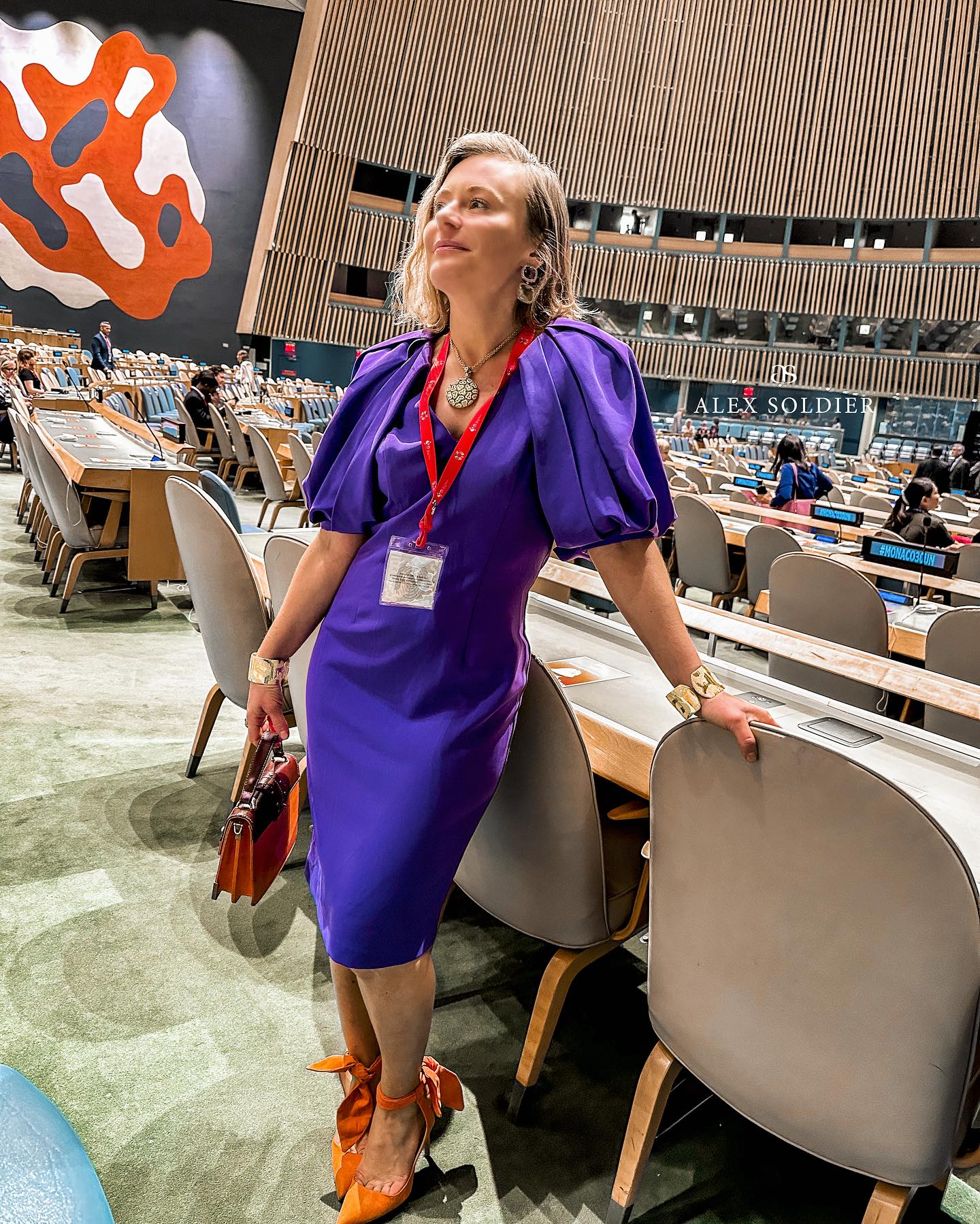 Maria Soldier at the UN General Assembly