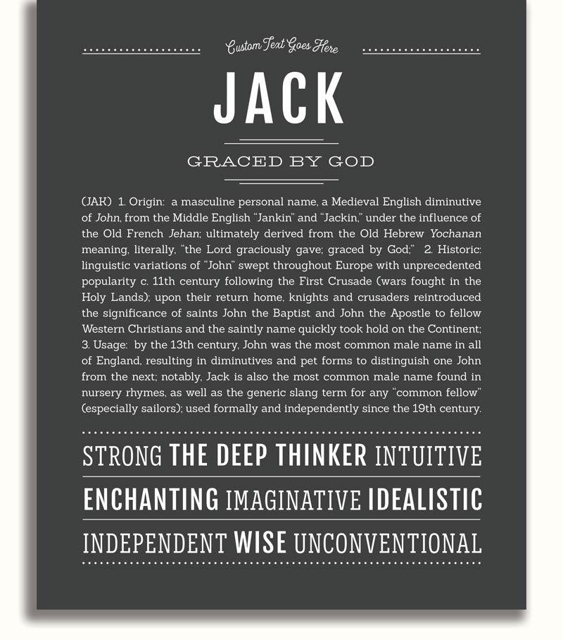 Jack | Name Art Print