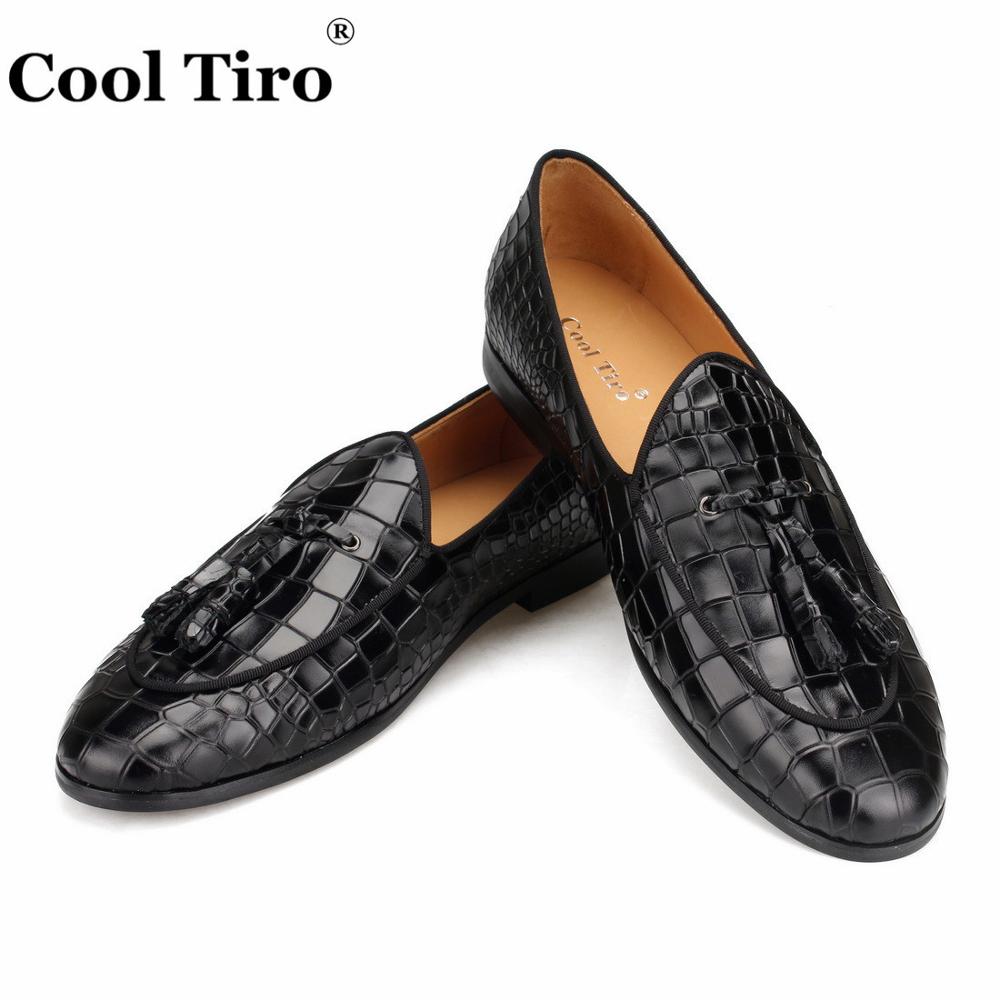 mens black crocodile shoes