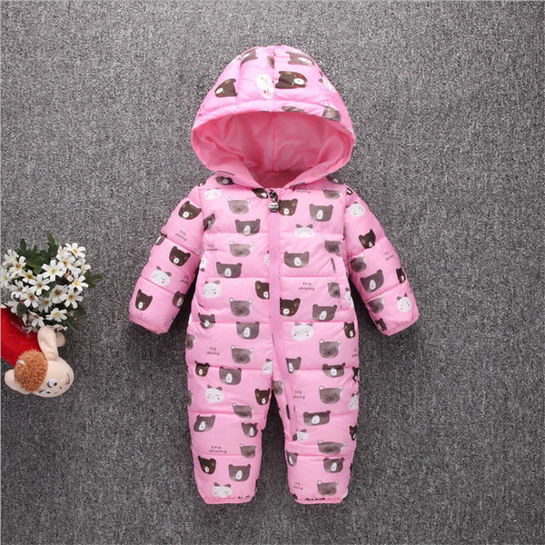 baby girl hooded jumpsuit