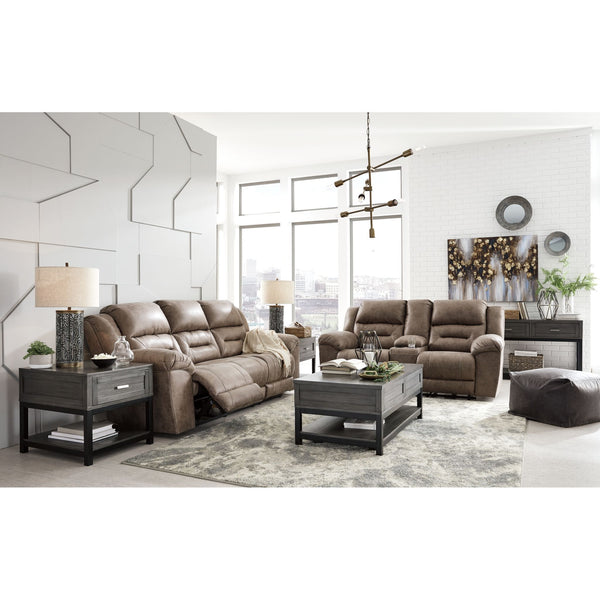 stoneland fossil reclining sofa and loveseat