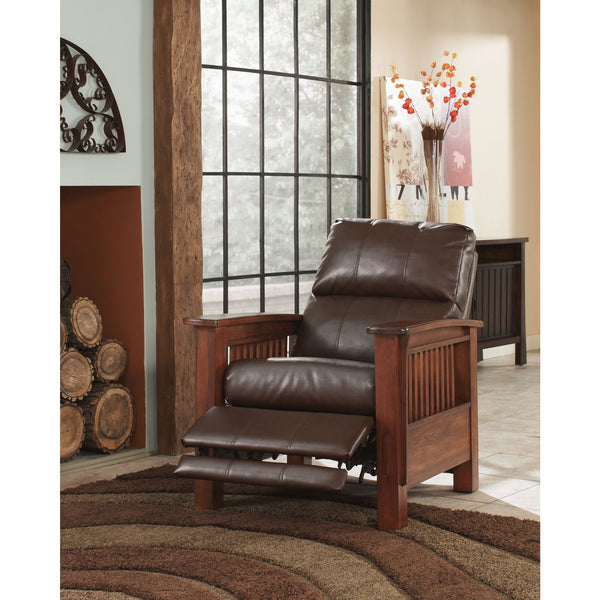 ashley mission style recliner