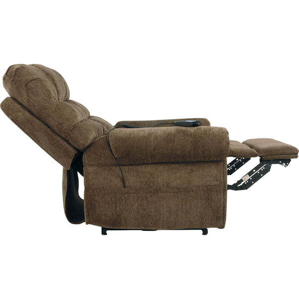 signature design by ashley ernestine power lift recliner slate