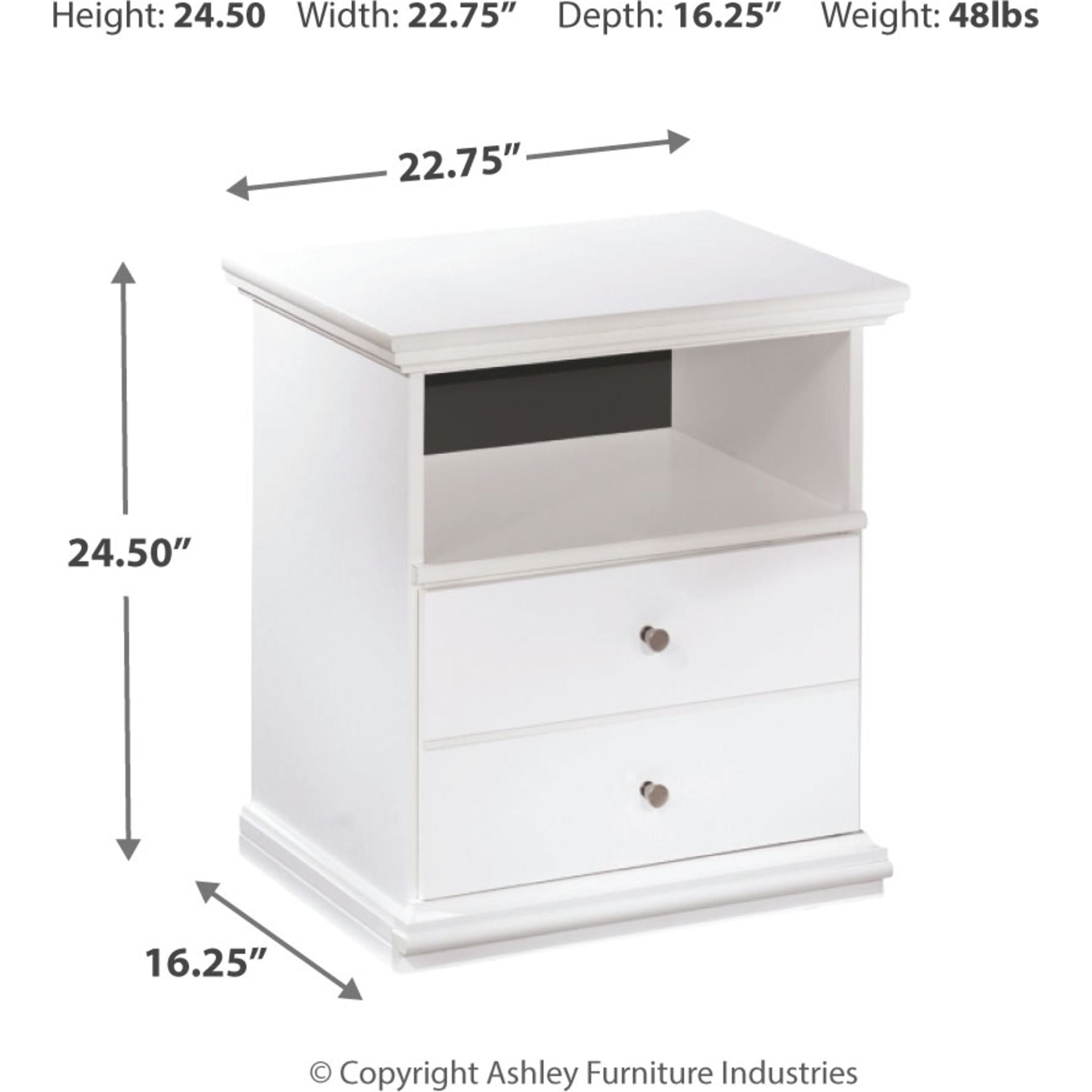 ashley furniture changing table