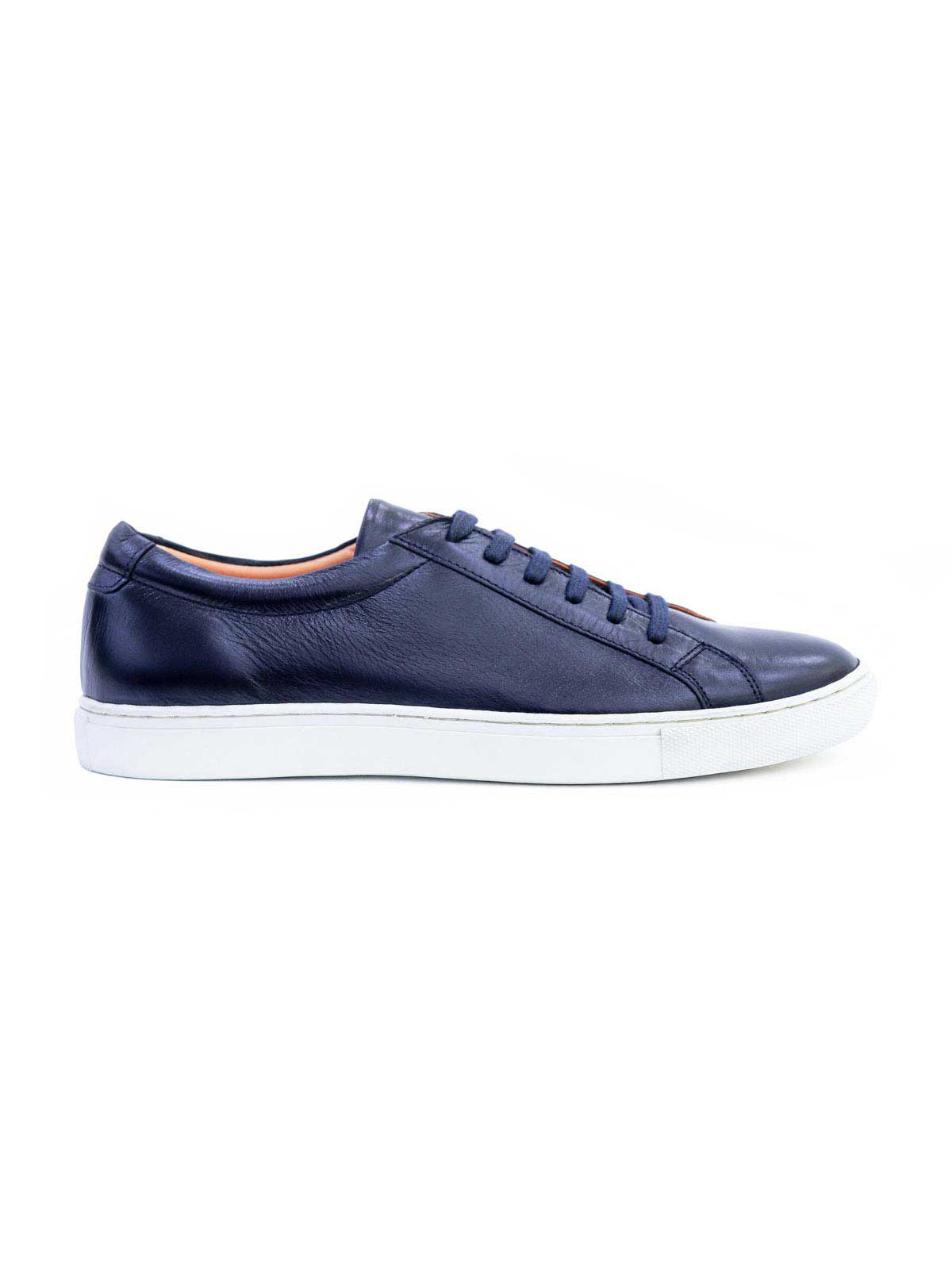 Navy On White Sneaker