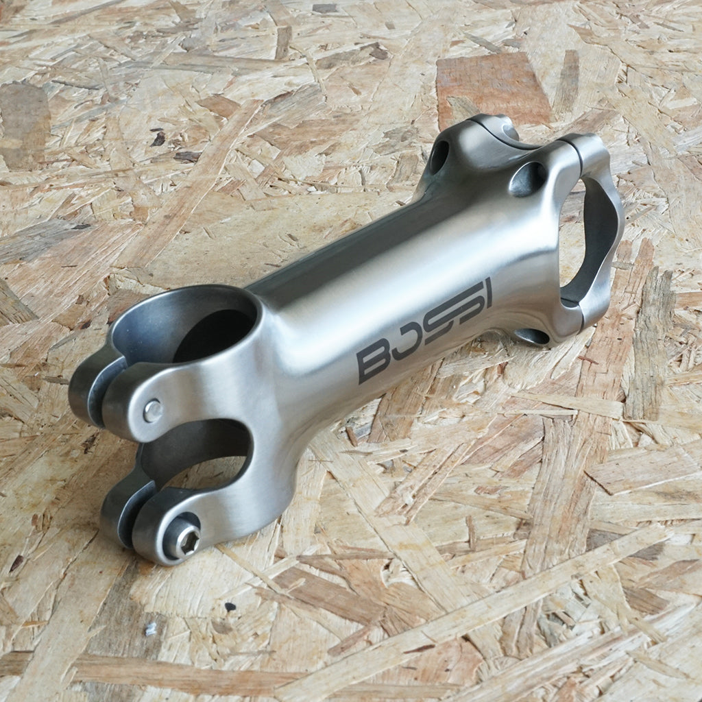 silver road bike stem