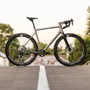 gravel frameset titanium