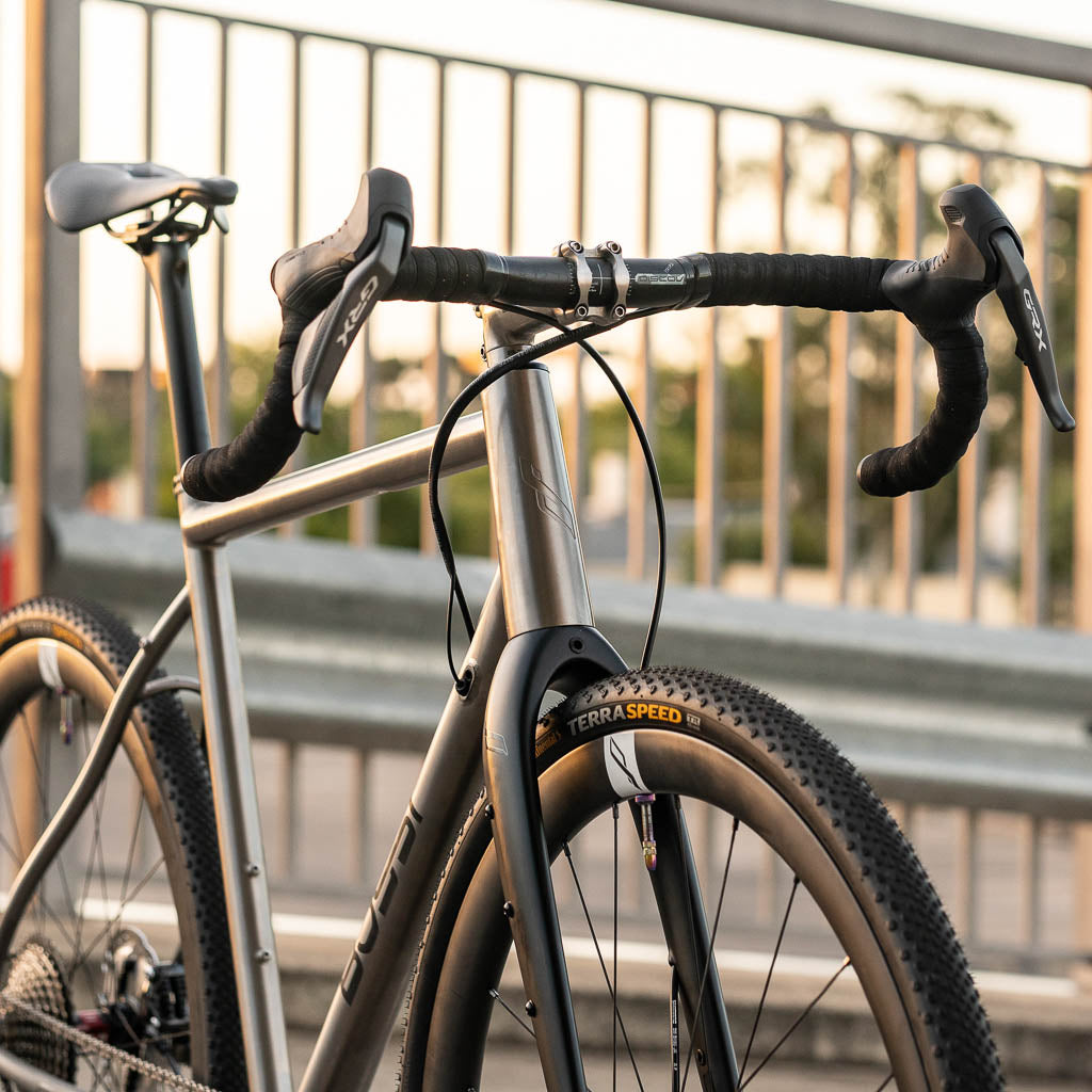 gravel and bike