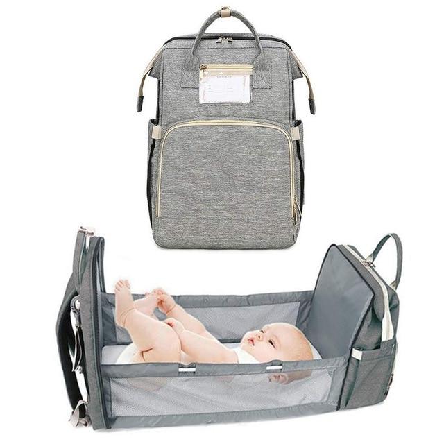 The Emma 2-in-1 Crib Diaper Bag Backpack – Eloise & Lolo