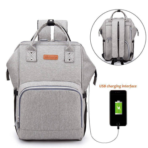 The City 2.0 Diaper Bag Backpack with USB Charging Port – Eloise & Lolo