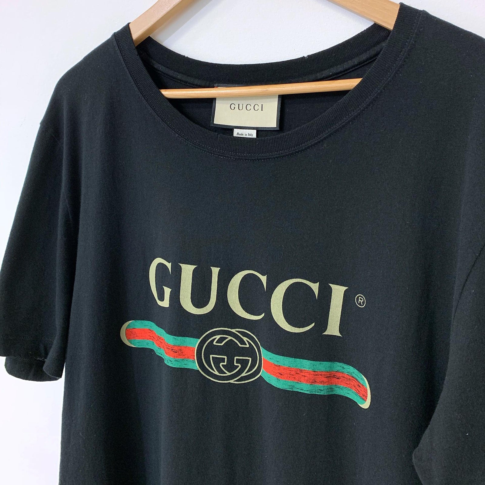 få øje på Halvkreds Funktionsfejl Unisex Oversize Washed T-shirt with Gucci Logo – Loom & Magpie Boutique