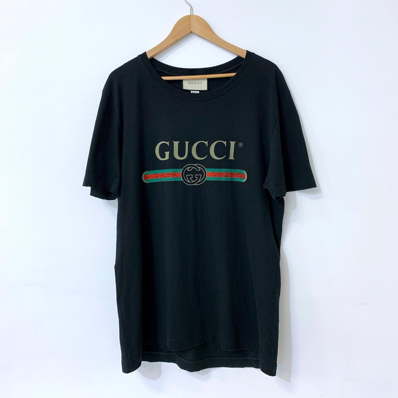 Elskede Forbyde Derive Oversize Washed T-shirt with Gucci Logo & Embroidery – Loom & Magpie  Boutique