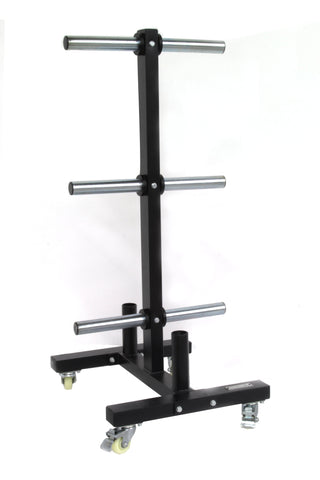 cff dual olympic bar & bumper plate tree