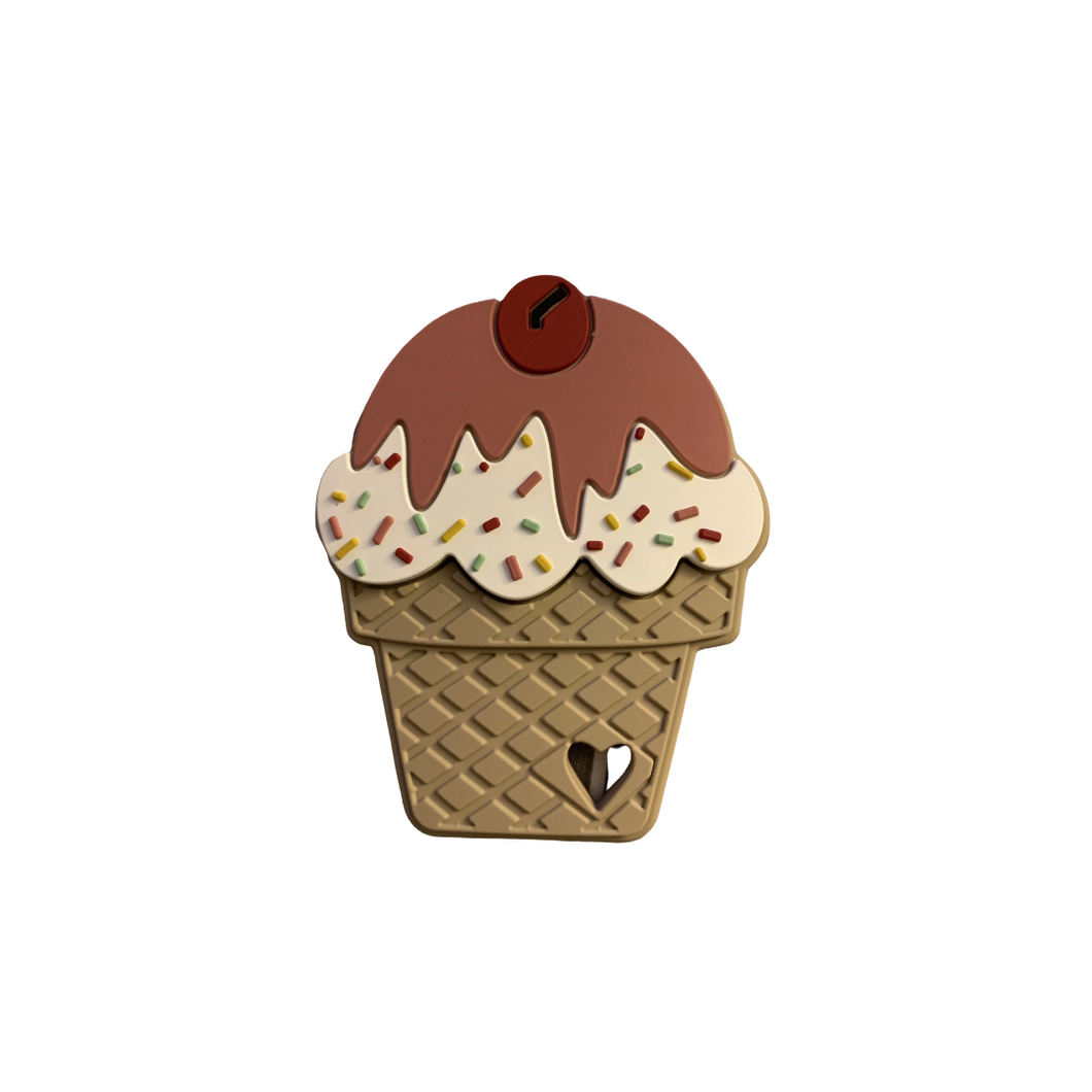 ice cream cone baby teether