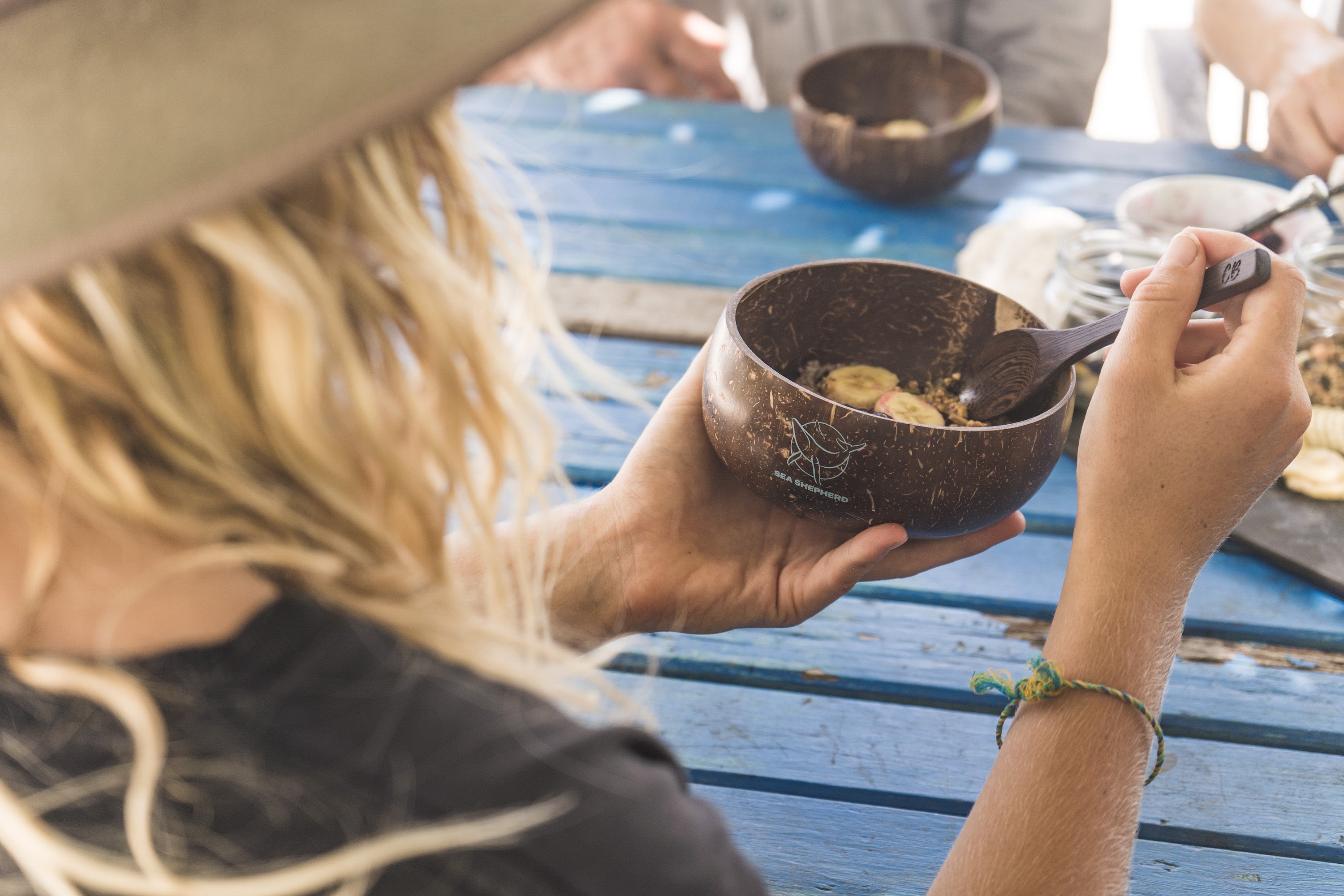 Sea Shepherd Branded Coconut Bowl