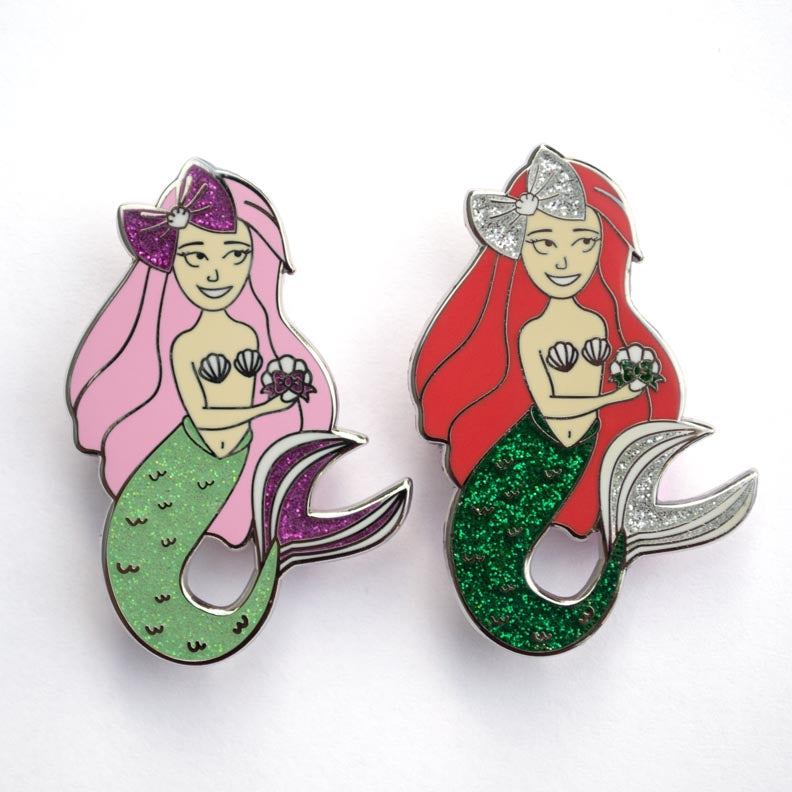 Mermaids T Enamel Pin Baublesaurus 8486