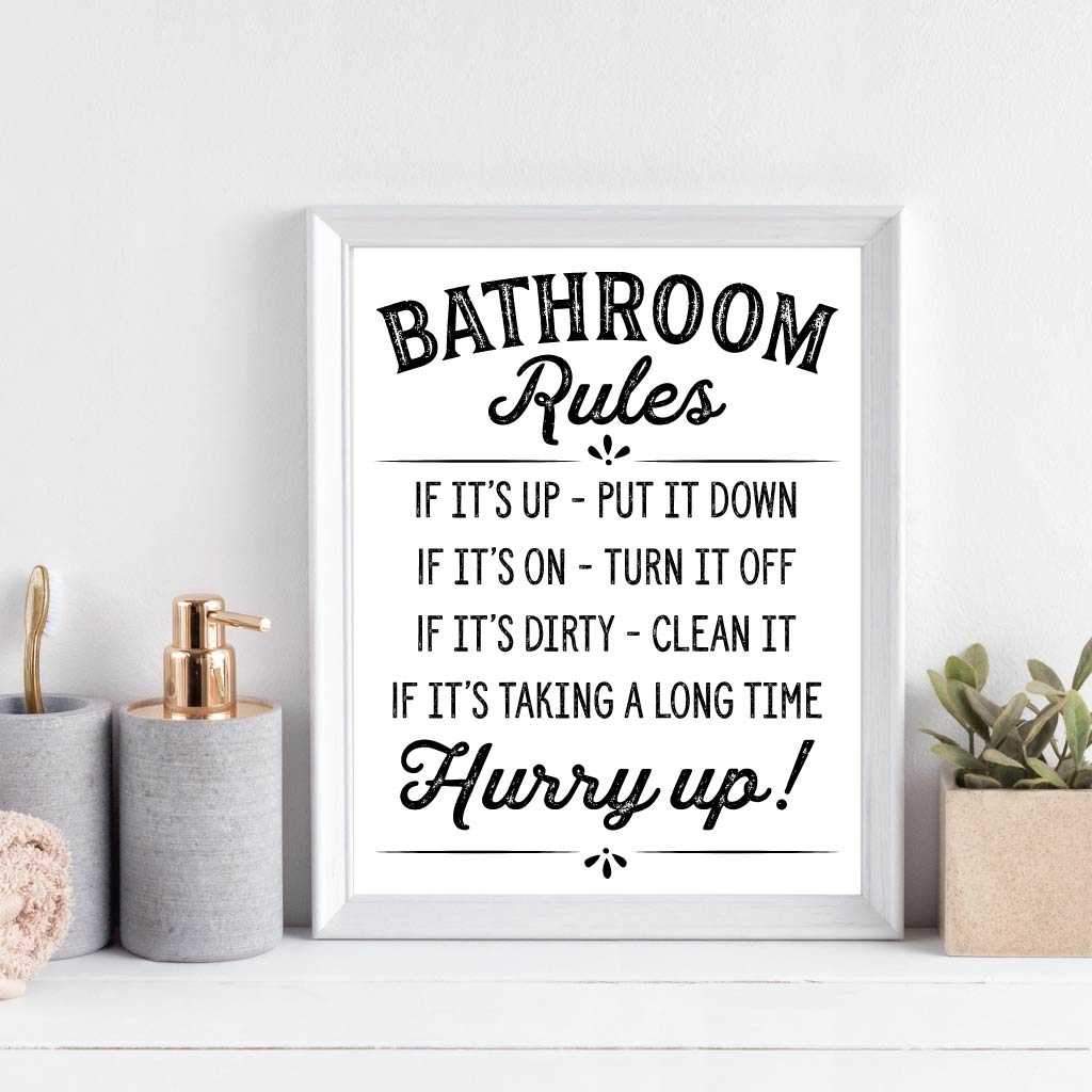 Bathroom Quotes Printables 5040