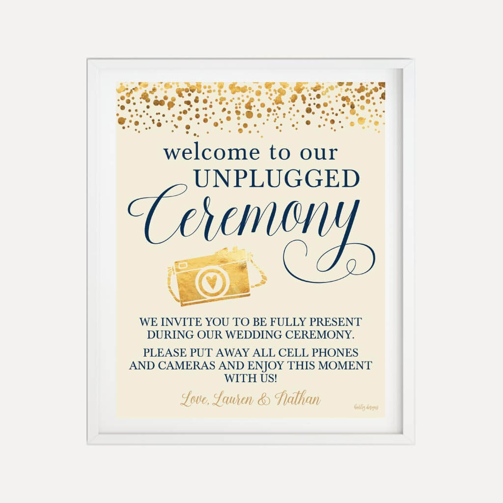 Free Free 308 Unplugged Wedding Sign Svg SVG PNG EPS DXF File