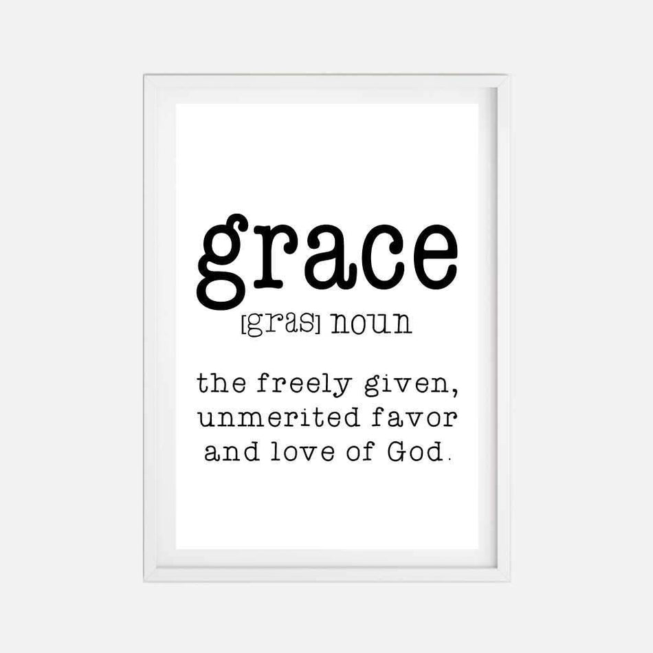Grace Definition Religious Home Decor Signs Hadley Designs 01 950x 