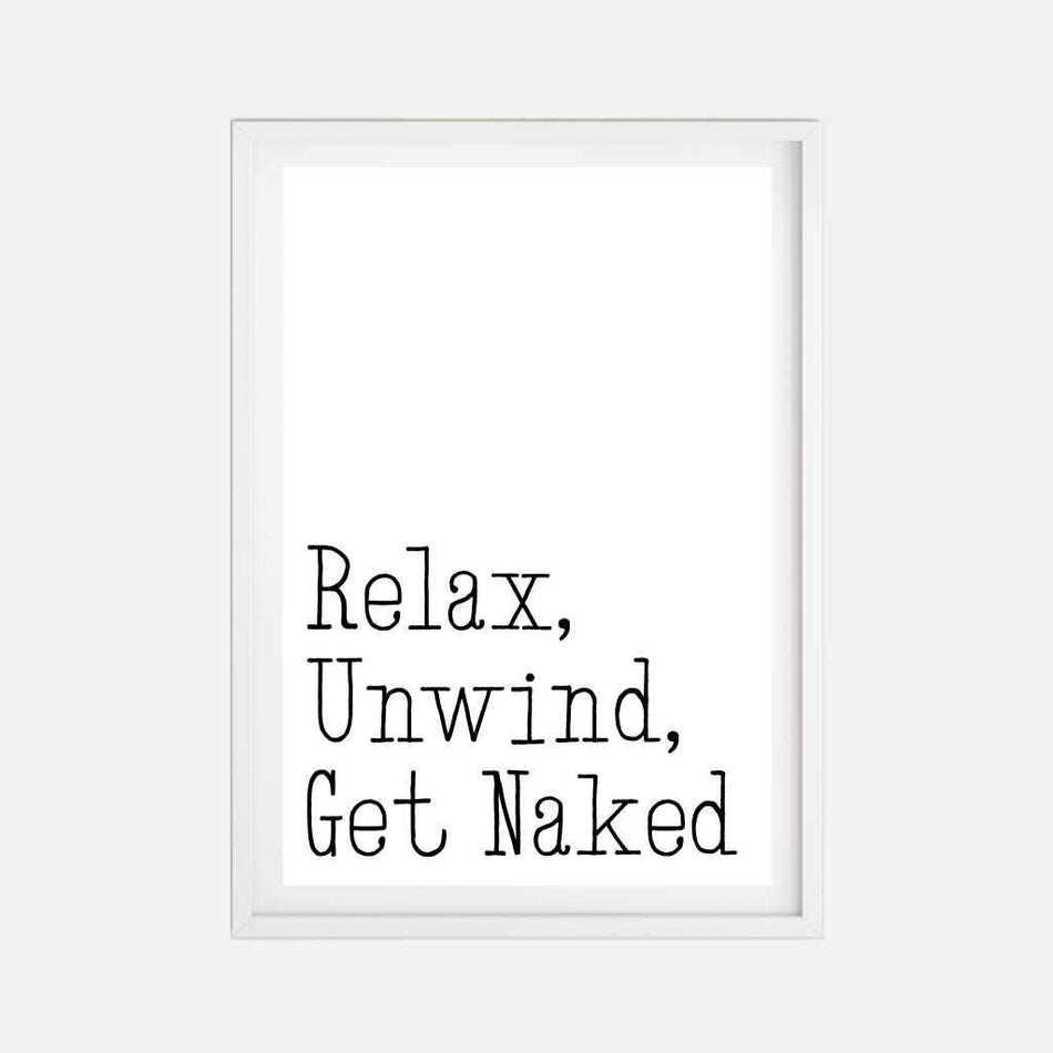 Printable Relax Unwind Get Naked Art Template Hadley Designs 