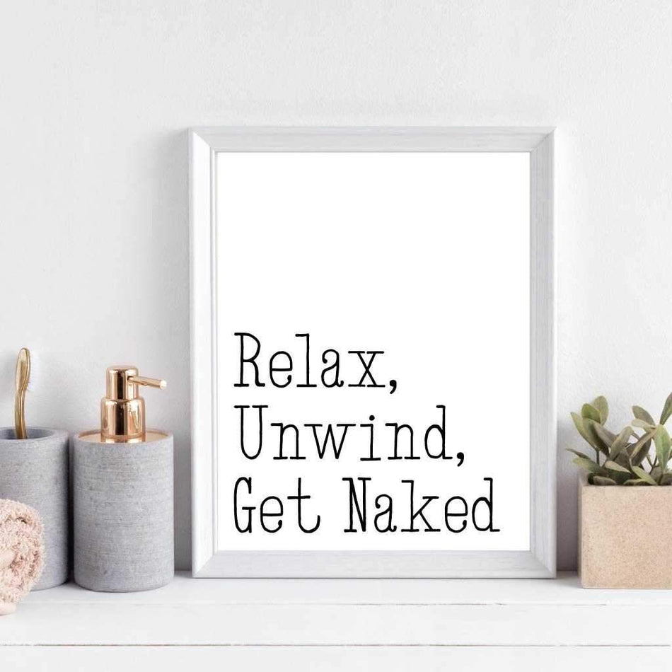 Lets Get Naked Art Print Lets Get Naked Word Art Bathroom Etsy My XXX Hot Girl