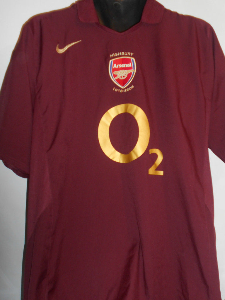 arsenal 2006 highbury shirt