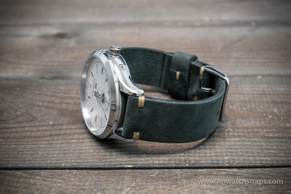 horween straps graphite grey – AVI-8 Timepieces