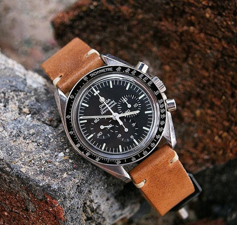 omega watch leather band