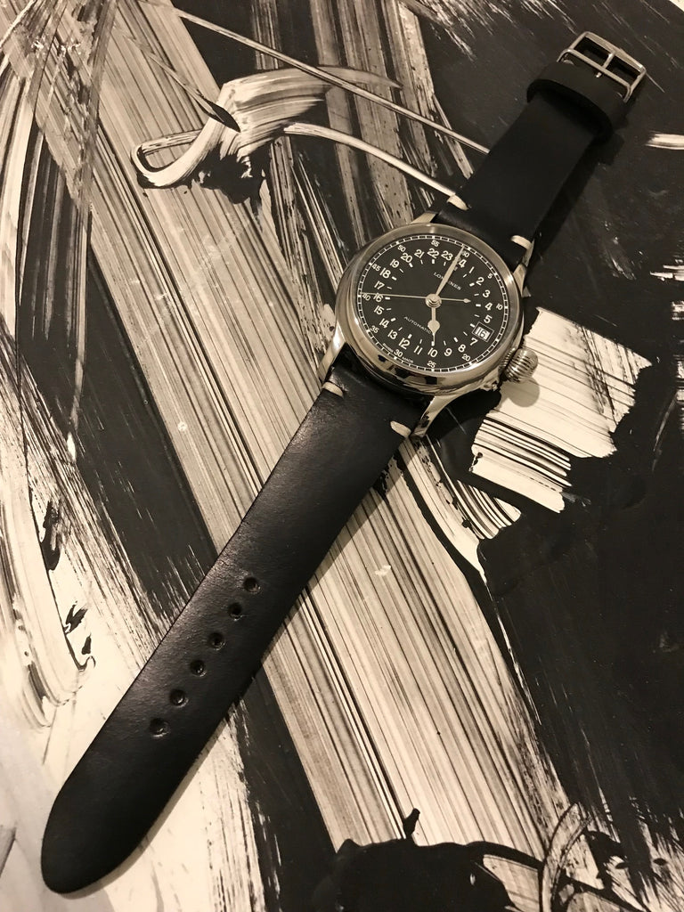 longines leather watch band 