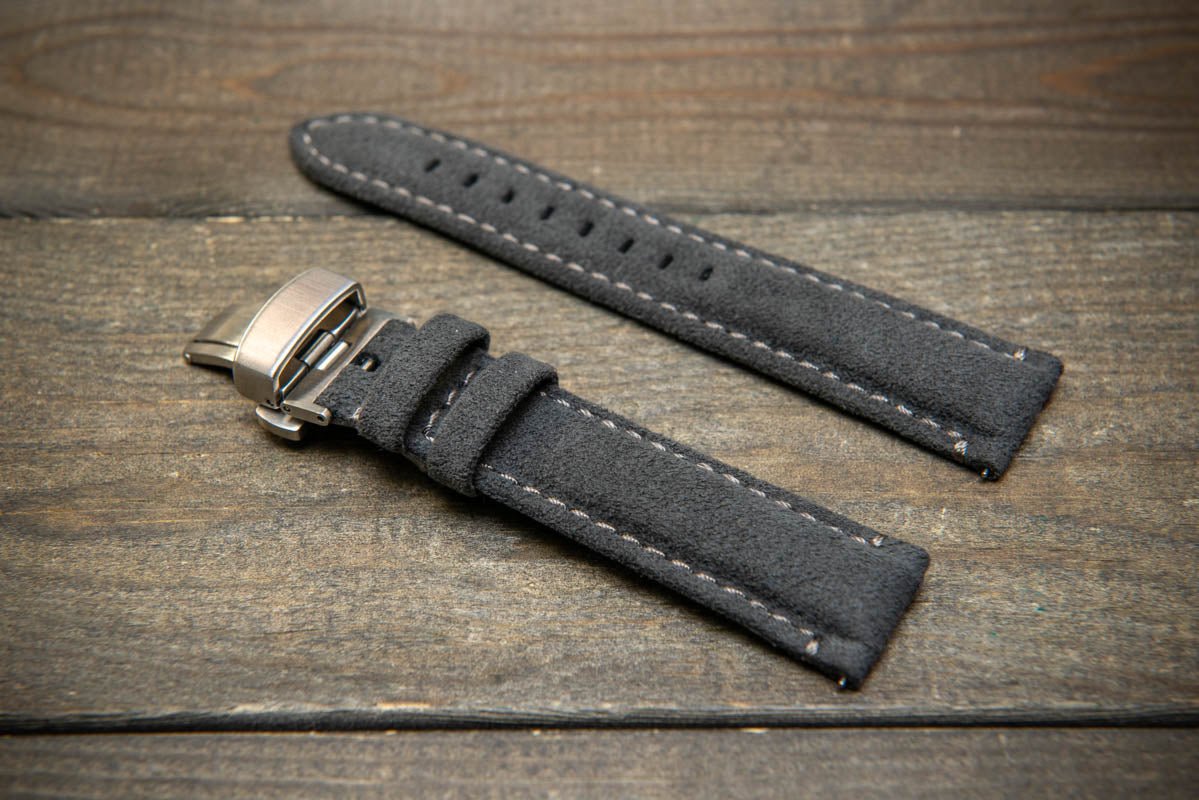 Alcantara Watch Strap, Premium Alcantara Watch Band 20 mm , 22 mm.