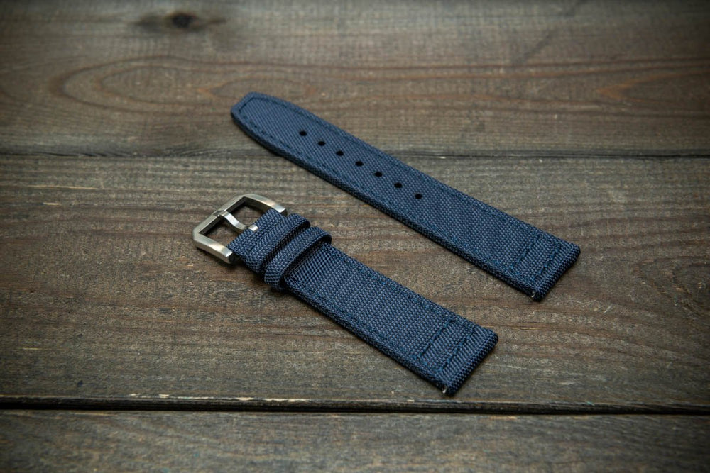 Canvas waterproof watch strap,17mm, 18mm, 19 mm, 20 mm, 21 mm, 22 mm.