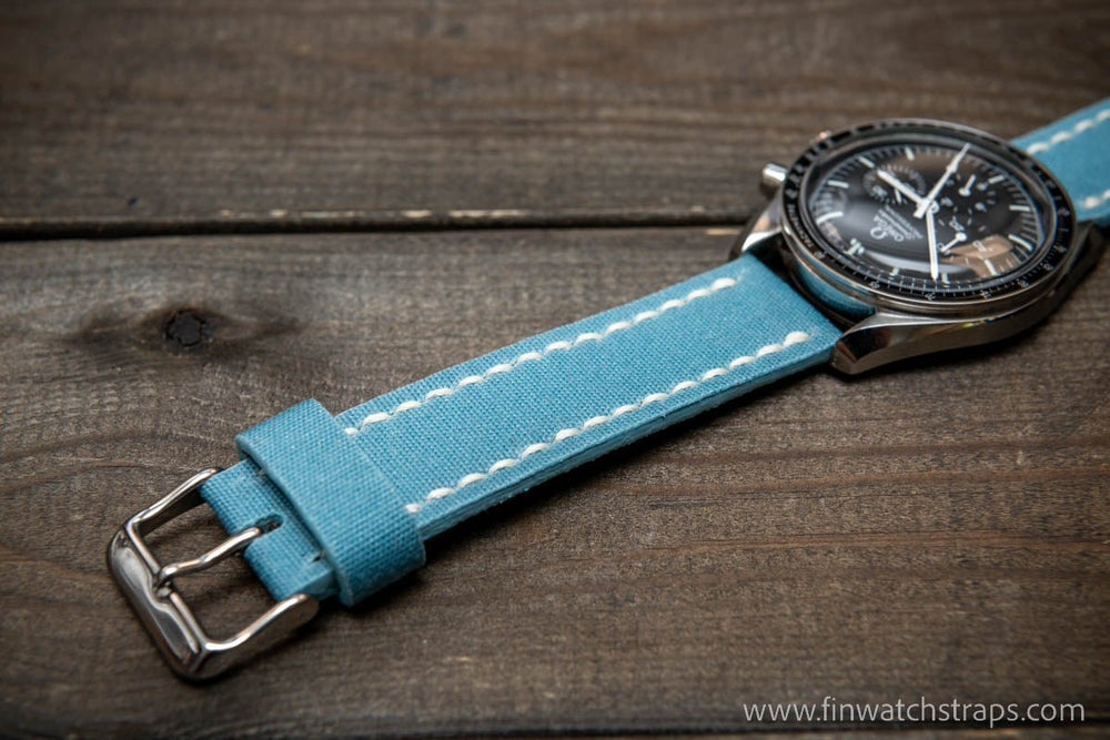 Sailcloth Marine Canvas handmade watch straps by FinWatchStraps®