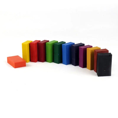 OkoNorm Beeswax Crayon Blocks 12 Colours