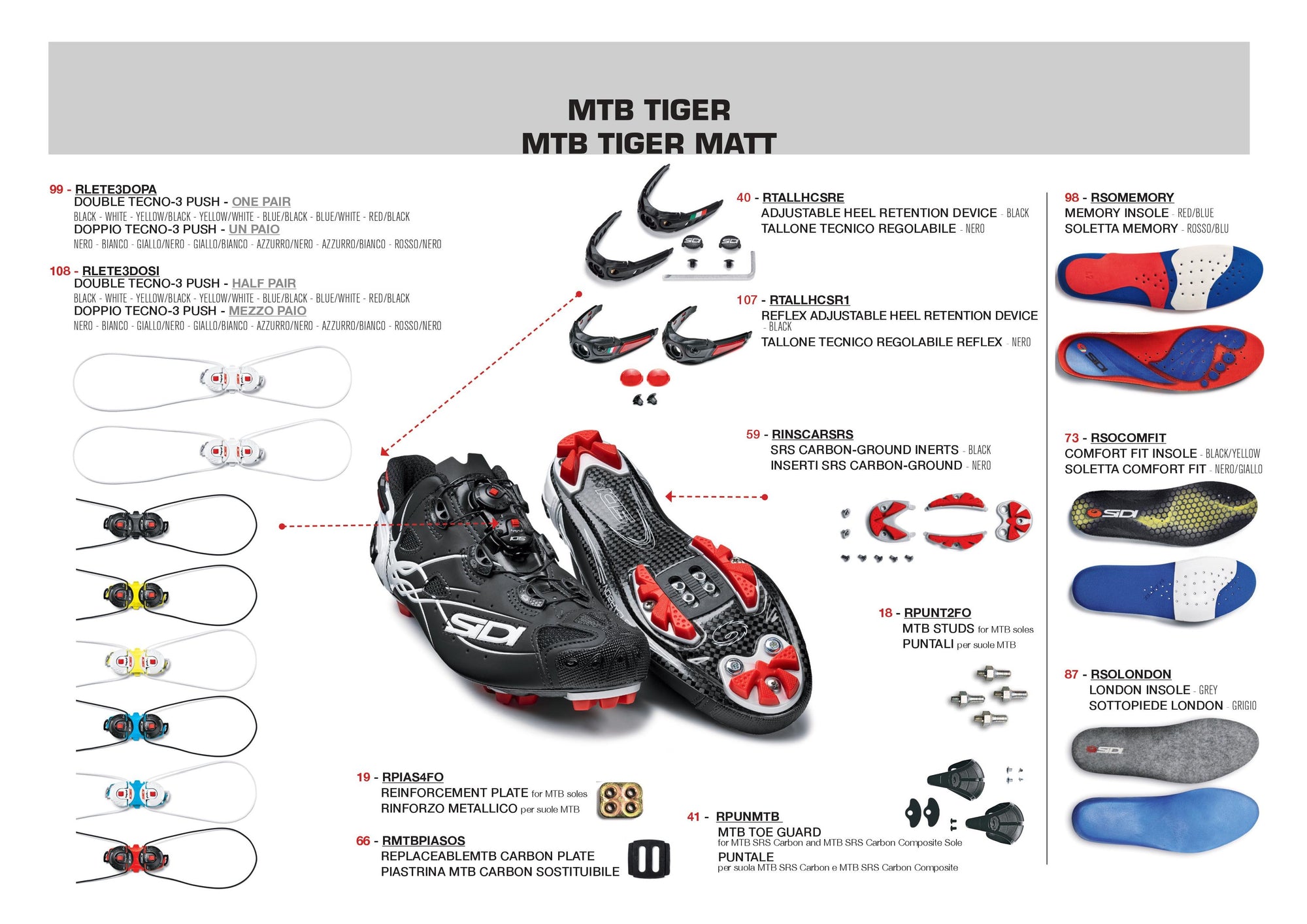 sidi mtb tiger carbon