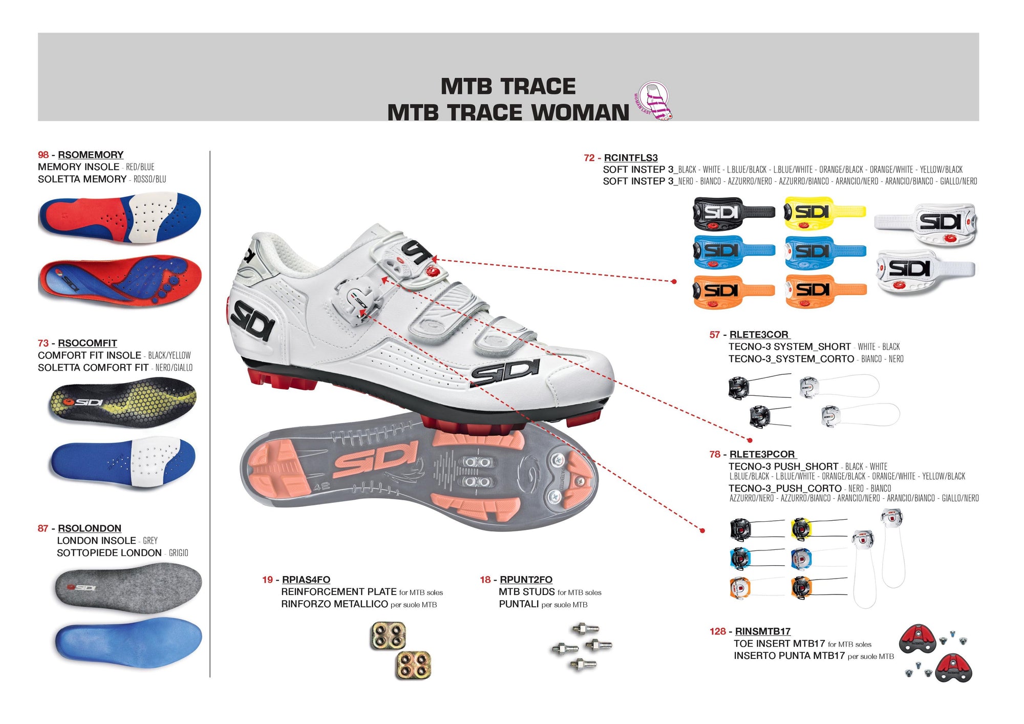 sidi mtb trace woman