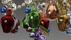 murano glass chandelier fruit