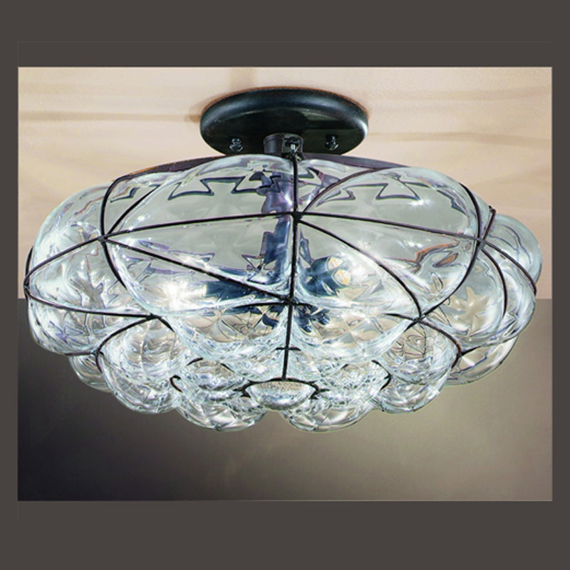 Venetian Glass Ceiling Light Bowl Ceiling Light Italian