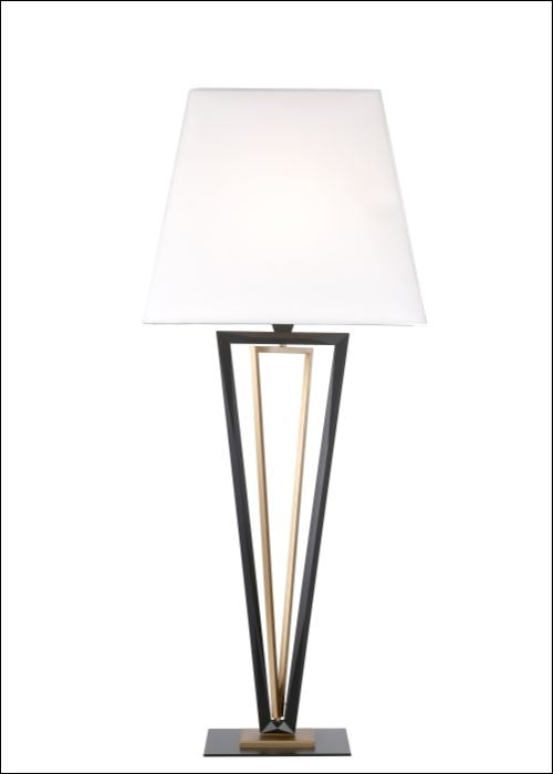 Black and gold art deco lamp | modern 