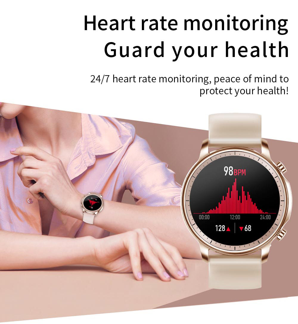 COLMI V23 Pro Women Temperature Smart Watch Full Touch Fitness Tracker IP67 Waterproof Blood Pressure Men Smartwatch