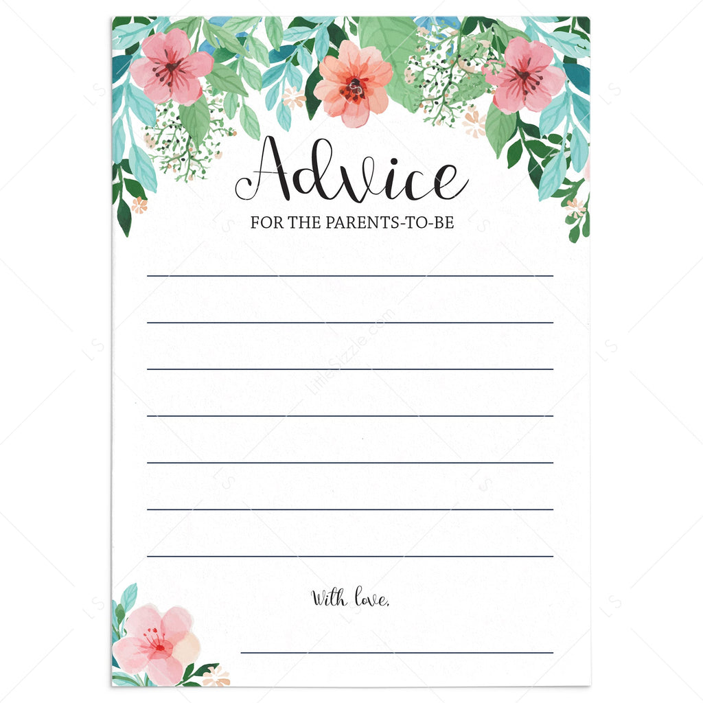 Advice For Parents To Be Free Printable Printable Templates