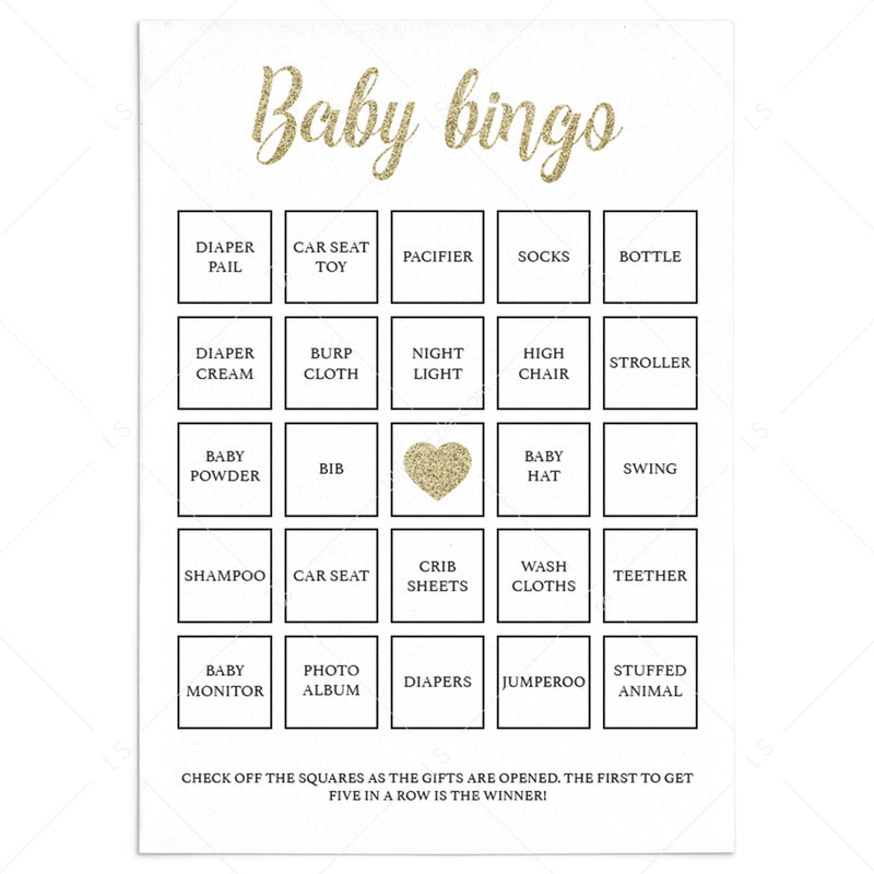 Babyshower Spiel Bingo Zum Drucken - piperokker