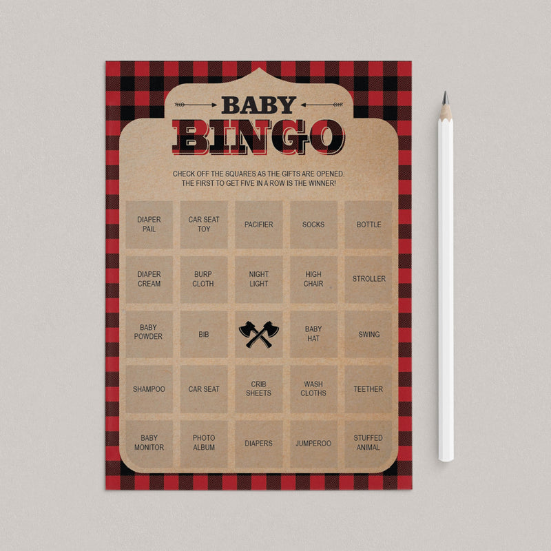 blank baby bingo cards