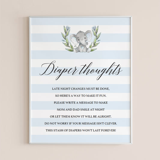 BLUE ELEPHANT Baby Shower INVITATIONS — Pack of 25 — BABY BOY Blank Fill-in  Baby Shower INVITES, Oh …See more BLUE ELEPHANT Baby Shower INVITATIONS —